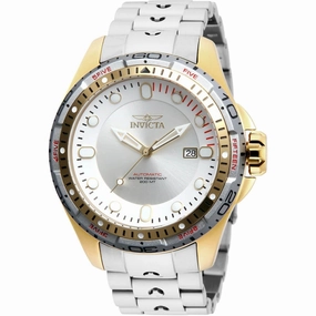 Invicta Men's Automatic Watch - Hydromax Antique Silver Dial Bracelet | 32238