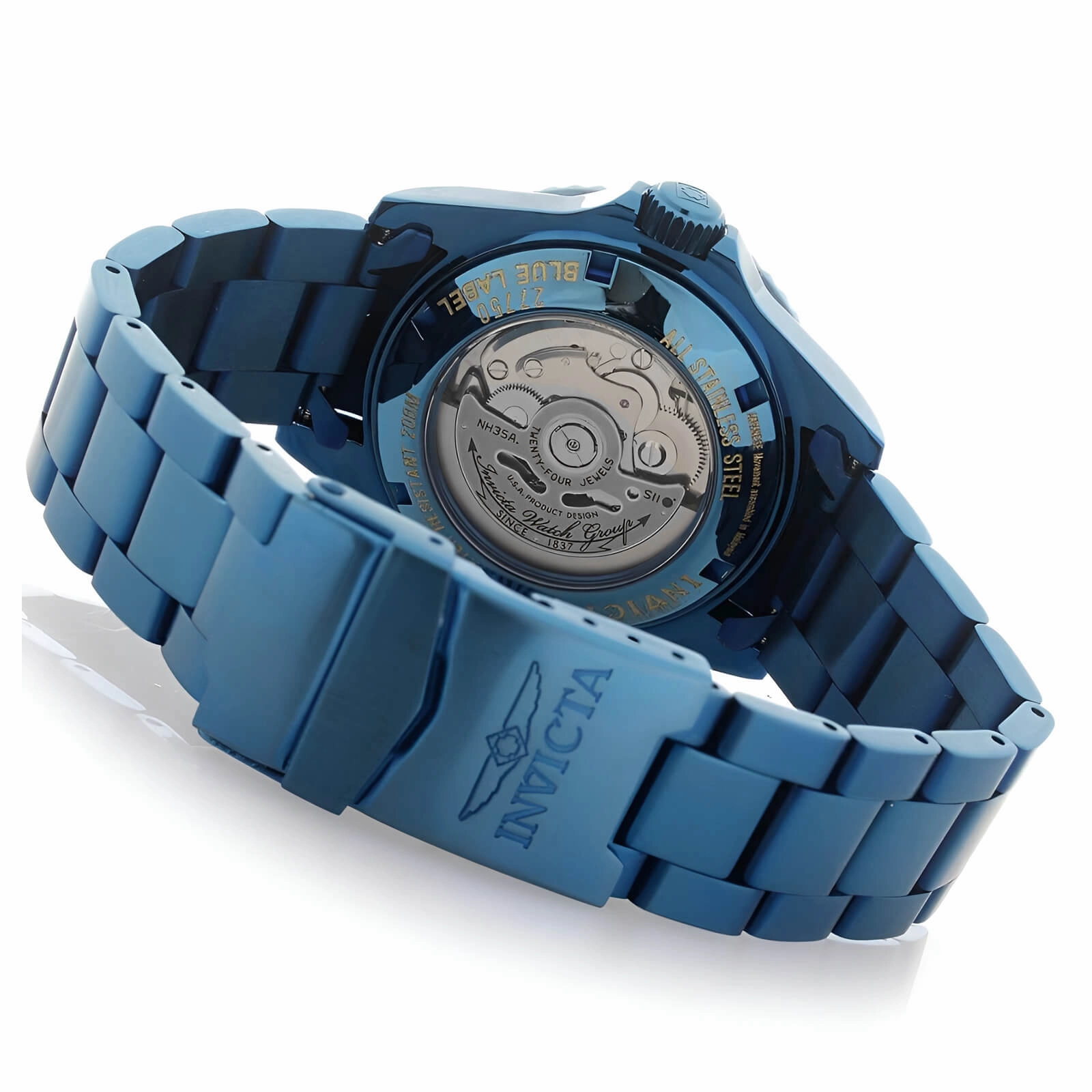 Invicta Men's Automatic Watch - Pro Diver Blue Stainless Steel Bracelet | 27750