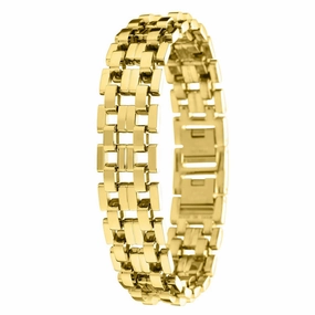 Invicta Men's Bracelet - Elements Yellow Gold Plated Stainless Steel | 30339