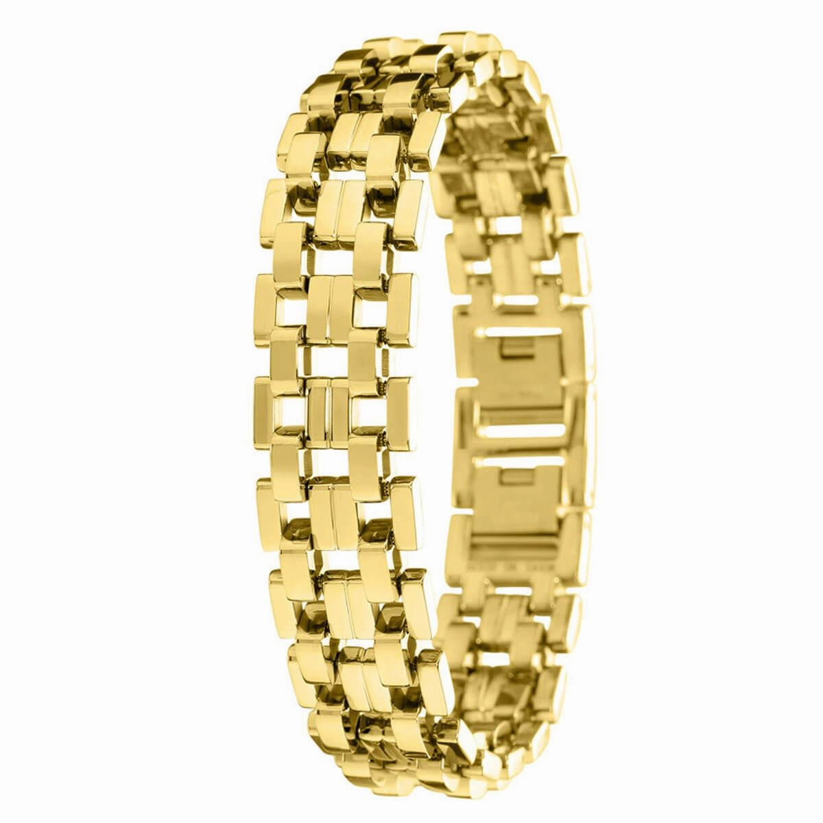 Invicta Men's Bracelet - Elements Yellow Gold Plated Stainless Steel | 30339
