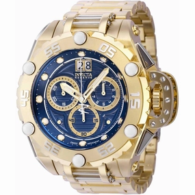 Invicta Men's Chrono Watch - Flying Fox Quartz Blue and Gold Dial Bracelet | 38742