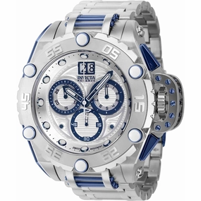 Invicta Men's Chrono Watch - Flying Fox Quartz Blue and Silver Dial Bracelet | 38743