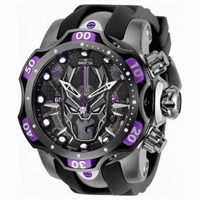 Invicta Men's Chrono Watch - Marvel Black Panther Black and Gunmetal Dial | 30553