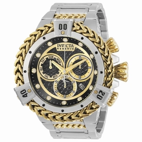 Invicta Men's Chrono Watch - Reserve Hercules Gold Tone and Gunmetal Dial | 30542