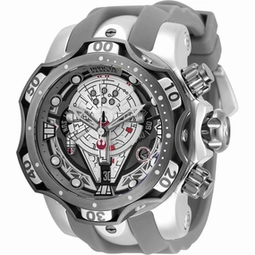 Invicta Men's Chrono Watch - Star Wars Millennium Falcon Quartz Grey Strap | 35672