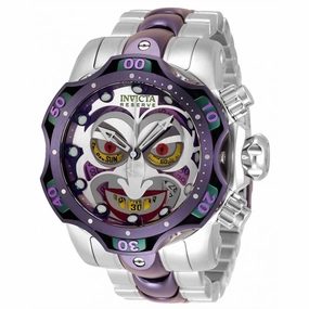Invicta Men's Chronograph Watch - DC Comics Joker Quartz Two Tone Bracelet | 33810