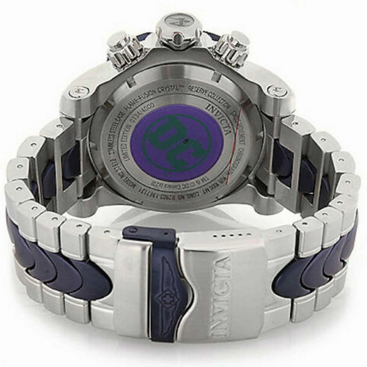 Invicta Men's Chronograph Watch - DC Comics Joker Quartz Two Tone Bracelet | 33810