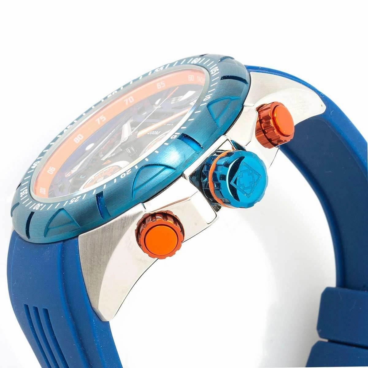 Invicta Men's Chronograph Watch - Hydromax Blue and Black Dial Rubber Strap | 32206