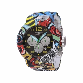 Invicta Men's Chronograph Watch - MLB New York Mets Quartz Silver Bracelet | 43233