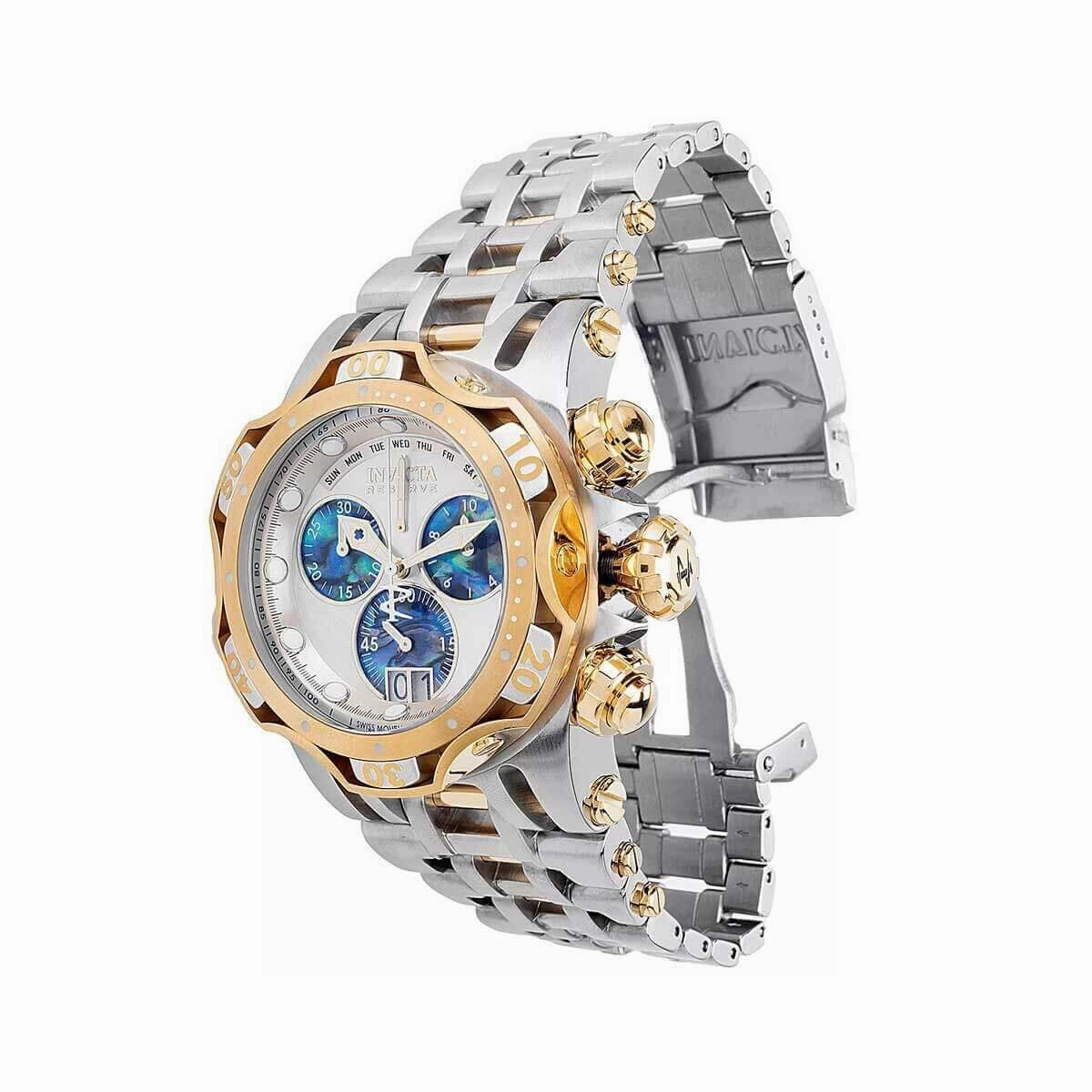 Invicta Men's Chronograph Watch - Reserve Chaos Quartz Two Tone Bracelet | 36290
