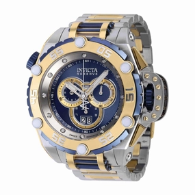 Invicta Men's Chronograph Watch - Reserve Flying Fox Gold, Silver, Blue Dial | 39549