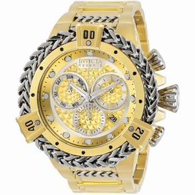 Invicta Men's Chronograph Watch - Reserve Hercules Gold and Silver Tone Dial | 30545