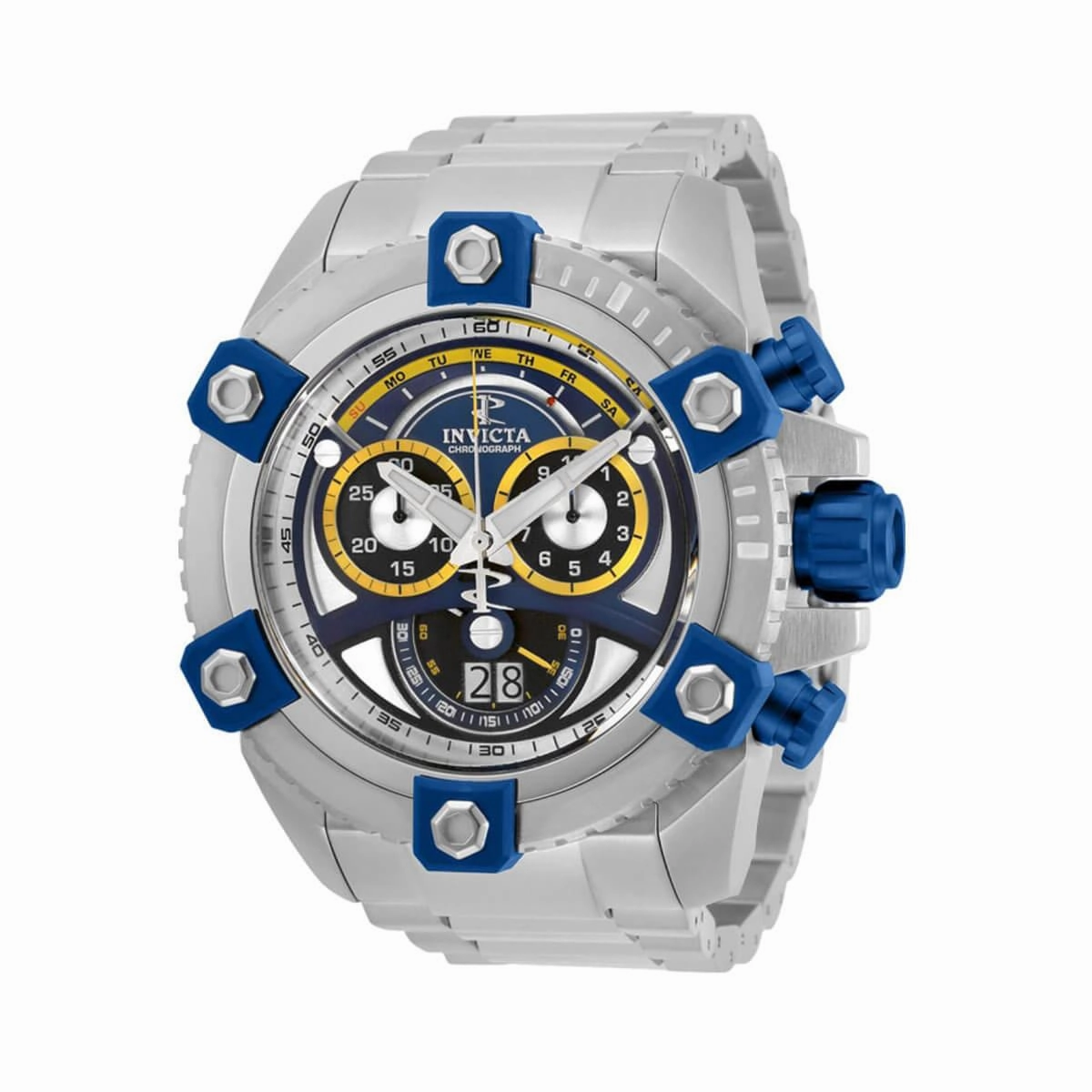 Invicta Men's Chronograph Watch - Reserve Octane Quartz Steel Bracelet Dive | 31414