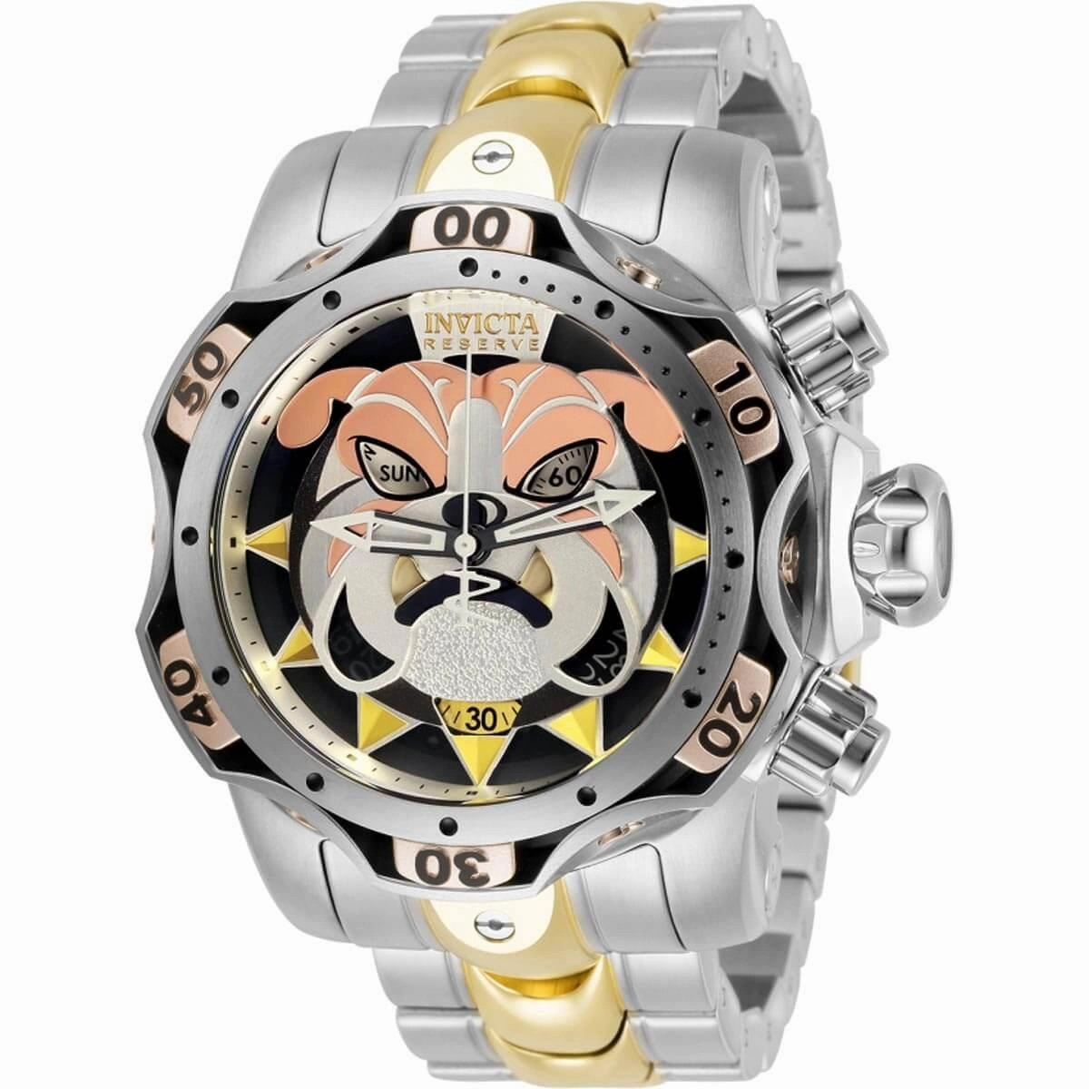 Invicta Men's Chronograph Watch - Reserve Venom Two Tone Bracelet | 30343