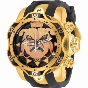 Invicta Men's Chronograph Watch - Reserve Venom Yellow Gold Case Strap | 30350
