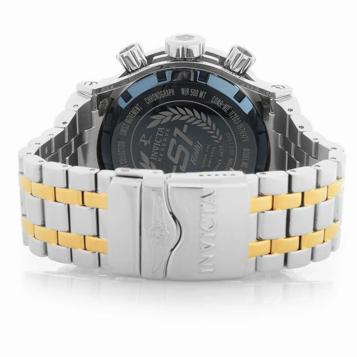 Invicta Men's Chronograph Watch - S1 Rally Reserve Two Tone Bracelet Diamond | 26740