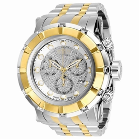 Invicta Men's Chronograph Watch - S1 Rally Reserve Two Tone Bracelet Diamond | 26740
