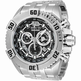 Invicta Men's Chronograph Watch - Shaq Rotating Bezel Silver Tone Bracelet | 33764