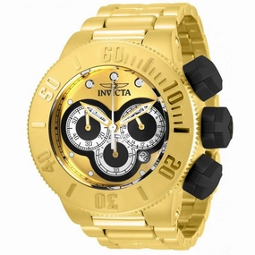 Invicta Men's Chronograph Watch - Specialty Quartz Yellow Gold Bracelet | 31541
