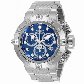 Invicta Men's Chronograph Watch - Subaqua Blue Dial Stainless Steel Bracelet | 32972
