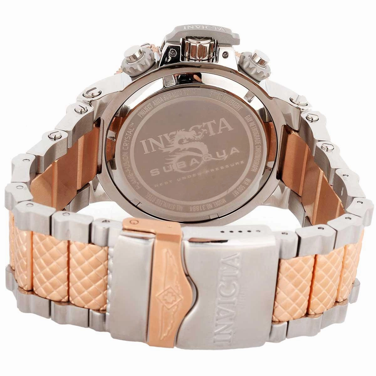 Invicta Men's Chronograph Watch - Subaqua Blue Dial Two Tone Bracelet | 31884