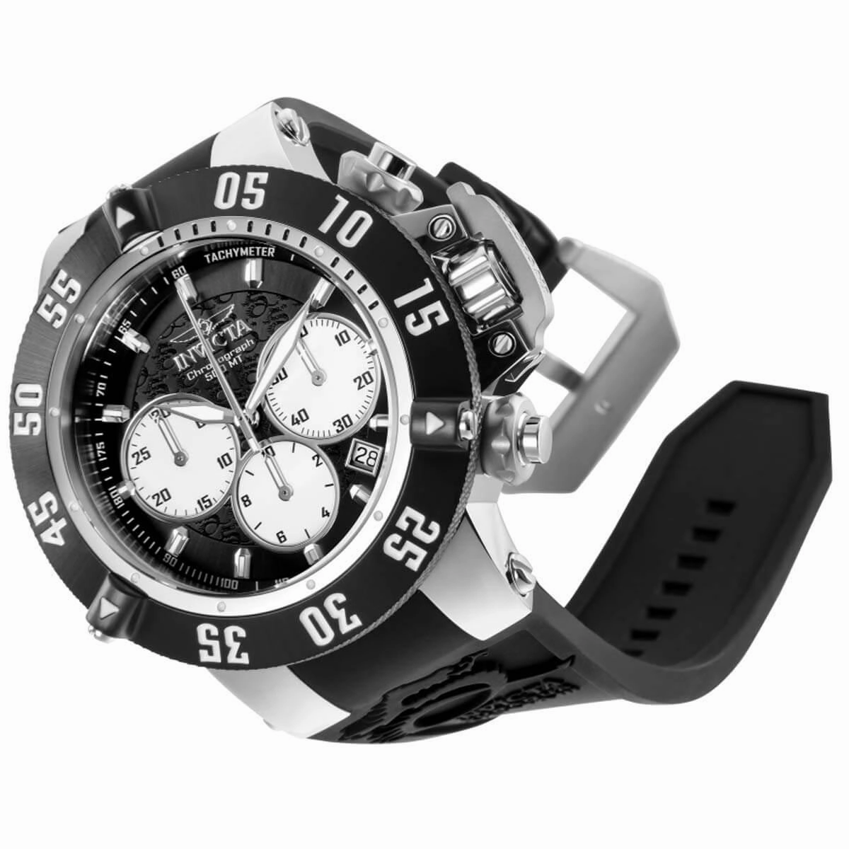 Invicta Men's Chronograph Watch - Subaqua Noma III Black and White Dial Strap | 22919