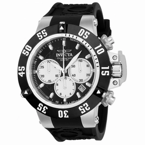 Invicta Men's Chronograph Watch - Subaqua Noma III Black and White Dial Strap | 22919