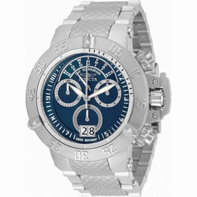 Invicta Men's Chronograph Watch - Subaqua Noma III Quartz Silver Bracelet | 31881