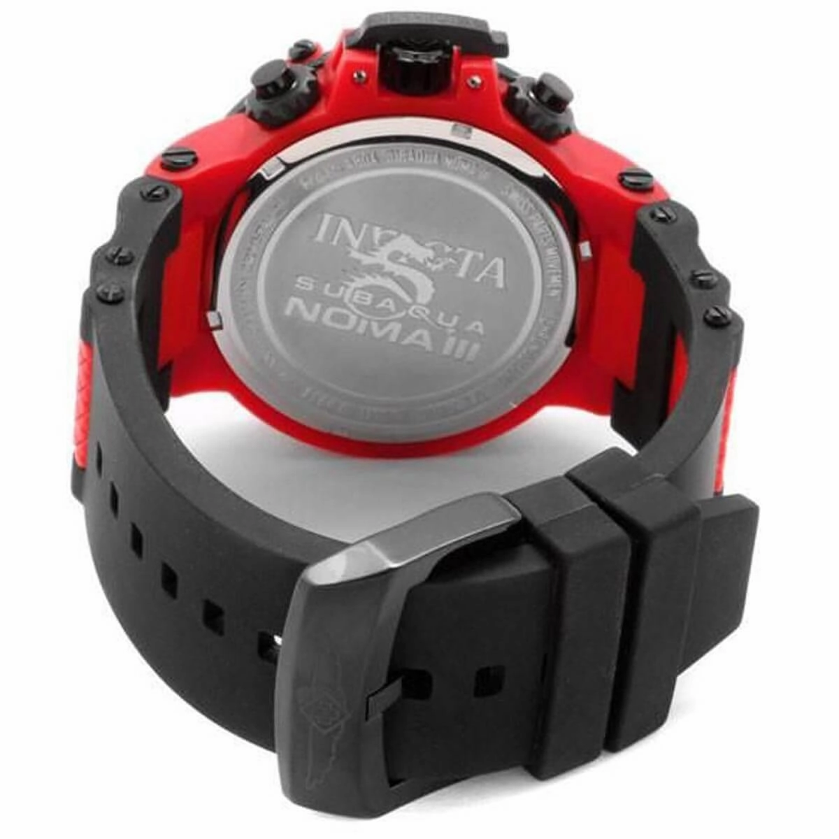 Invicta Men's Chronograph Watch - Subaqua Noma III Red Dial Strap | 0938