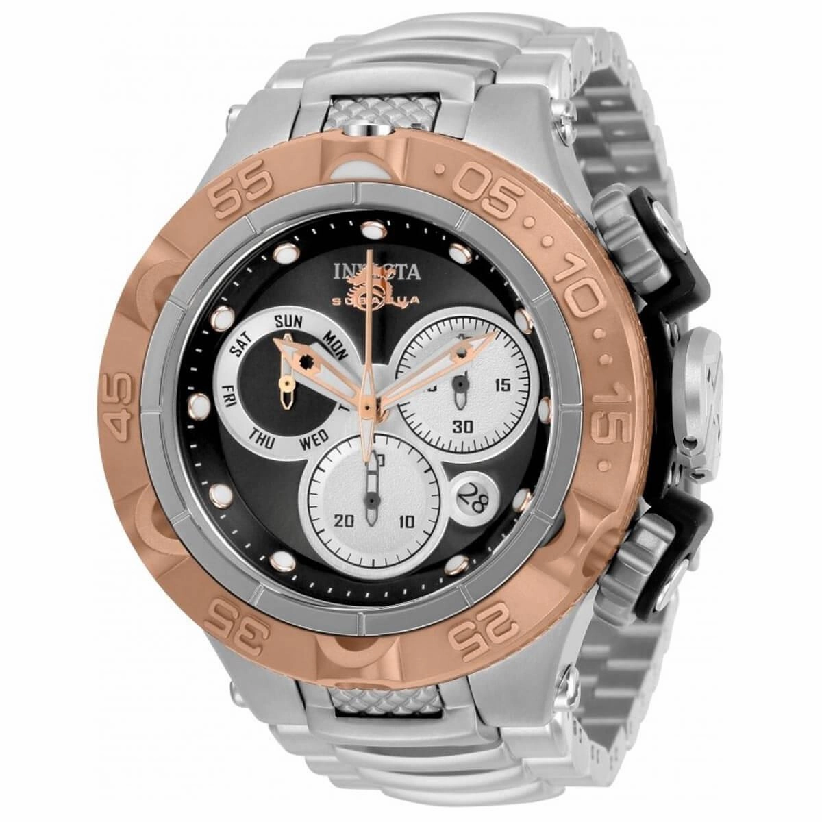 Invicta Men's Chronograph Watch - Subaqua Noma V Black and Silver Dial | 31562