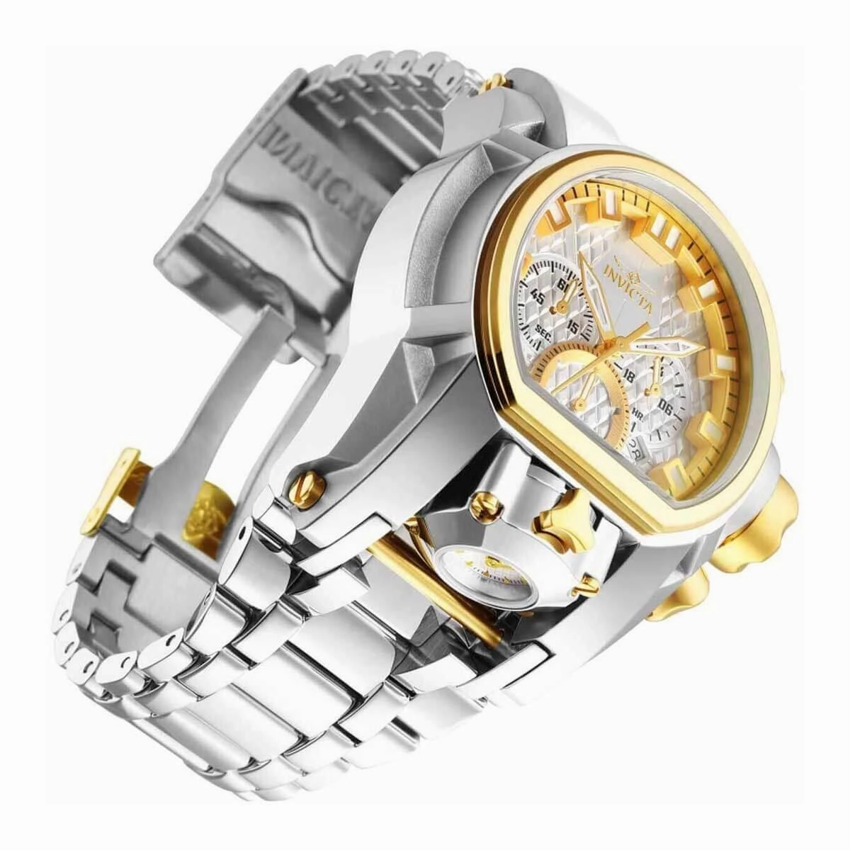 Invicta Men's Quartz Watch - Bolt Chronograph Two Tone Steel Bracelet | 31550