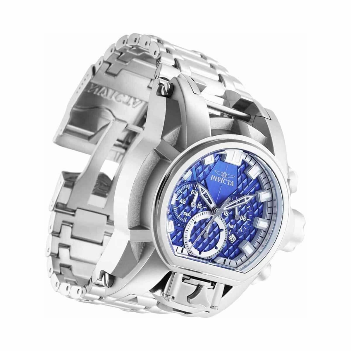 Invicta Men's Quartz Watch - Bolt Zeus Chronograph Silver Tone Bracelet | 31549