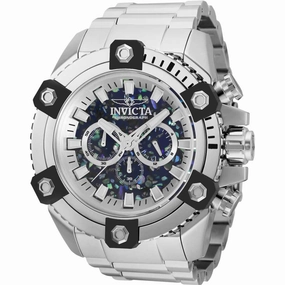 Invicta Men's Quartz Watch - Coalition Forces Chrono Silver Steel Bracelet | 35974