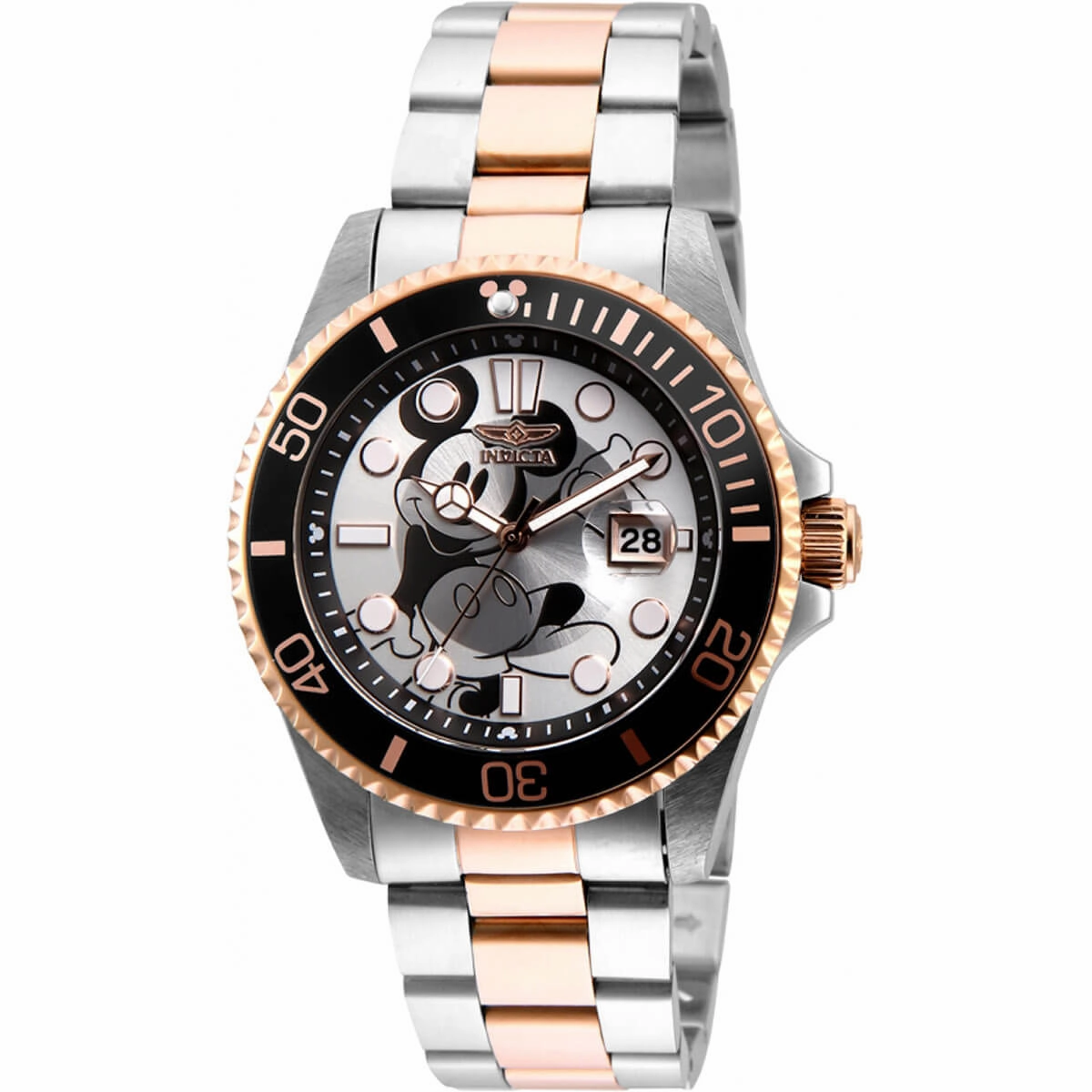 Invicta Men's Quartz Watch - Disney Mickey Mouse Stainless Steel Bracelet | 32449