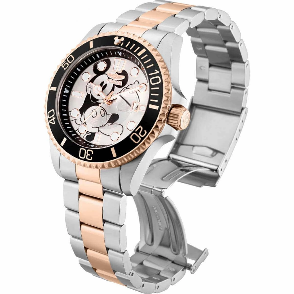 Invicta Men's Quartz Watch - Disney Mickey Mouse Stainless Steel Bracelet | 32449