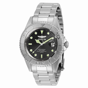 Invicta Men's Quartz Watch - Pro Diver Black Dial Stainless Steel | 29937