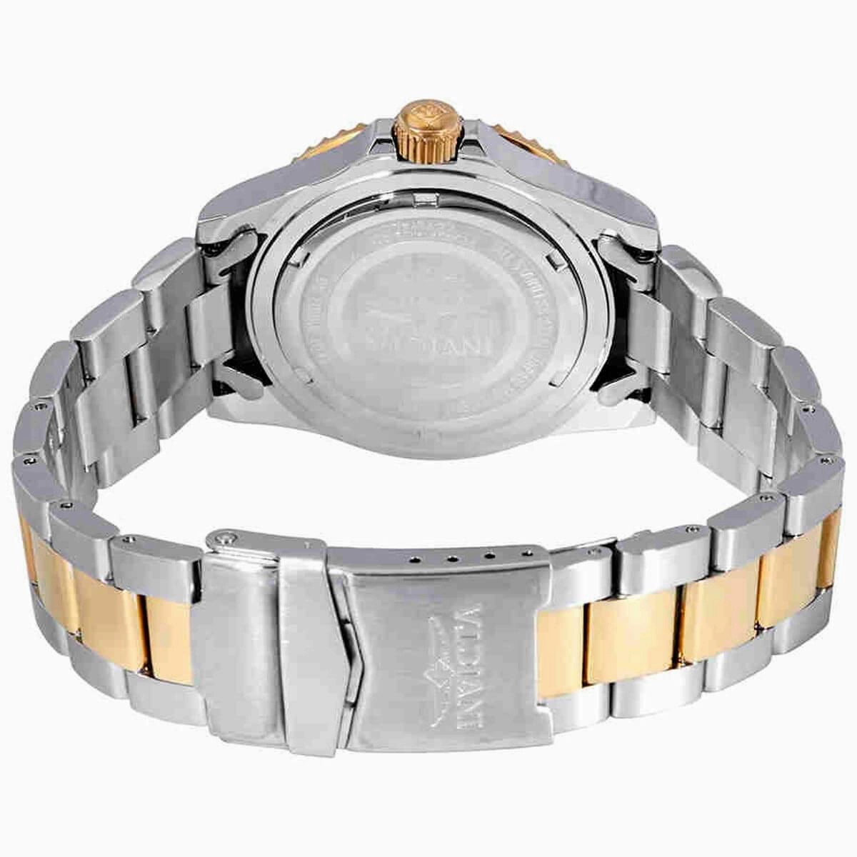 Invicta Men's Quartz Watch - Pro Diver Black Dial Two Tone Bracelet | 26973