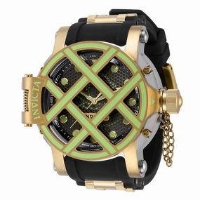 Invicta Men's Quartz Watch - Pro Diver Two Tone Black and Yellow Gold Strap | 37350