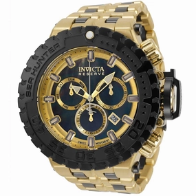 Invicta Men's Quartz Watch - Sea Hunter Chrono Silver and MOP Dial Bracelet | 34595