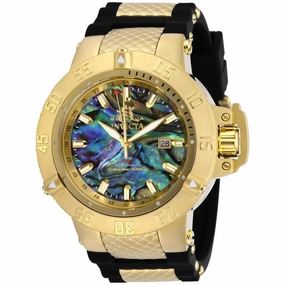Invicta Men's Quartz Watch - Subaqua Noma III Black and Gold Tone Strap | 29615