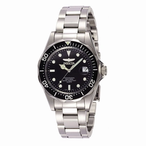 Invicta Men's Stainless Steel Quartz Watch - Pro Diver Black Dial Date | 8932
