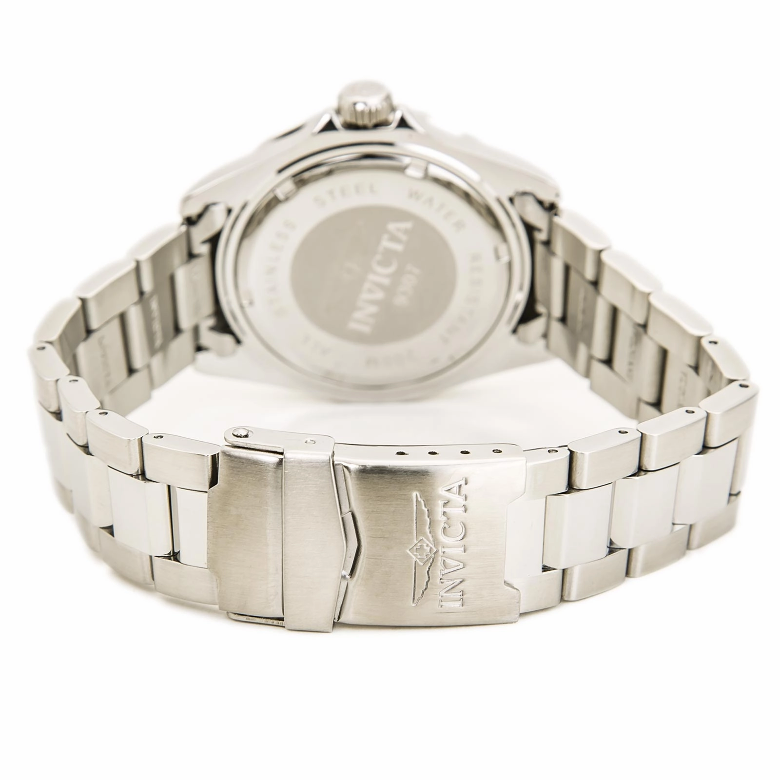 Invicta Men's Stainless Steel Watch - Pro Diver Quartz Black Dial Date | 9307