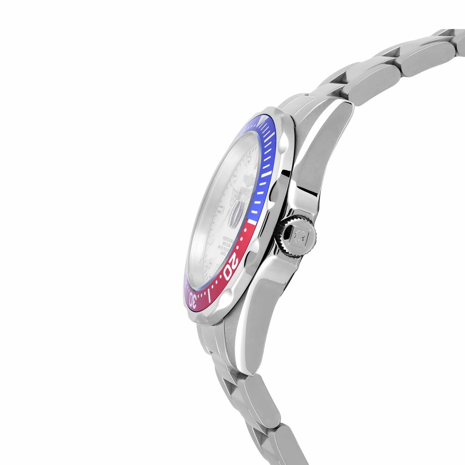 Invicta Men's Stainless Steel Watch - Pro Diver Quartz White Dial | 8933