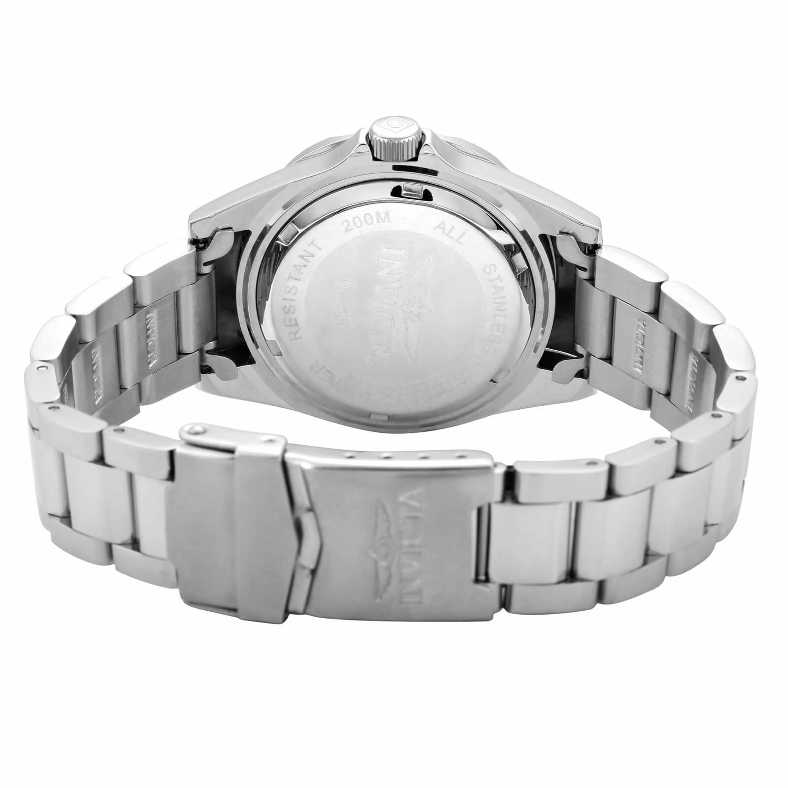 Invicta Men's Stainless Steel Watch - Pro Diver Quartz White Dial | 8933