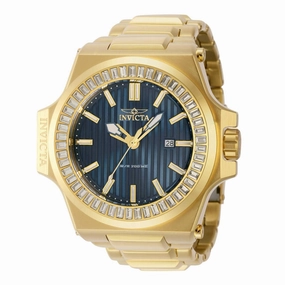 Invicta Men's Watch - Akula Yellow Gold Stainless Steel Bracelet Date Display | 43387