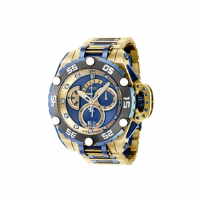 Invicta Men's Watch - Flying Fox Chronograph Blue and Gold Dial Bracelet | 38226