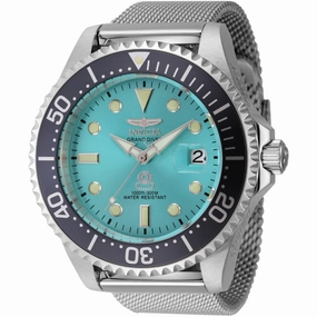 Invicta Men's Watch - Grand Diver Silver Tone Automatic Blue Dial Bracelet | 45804