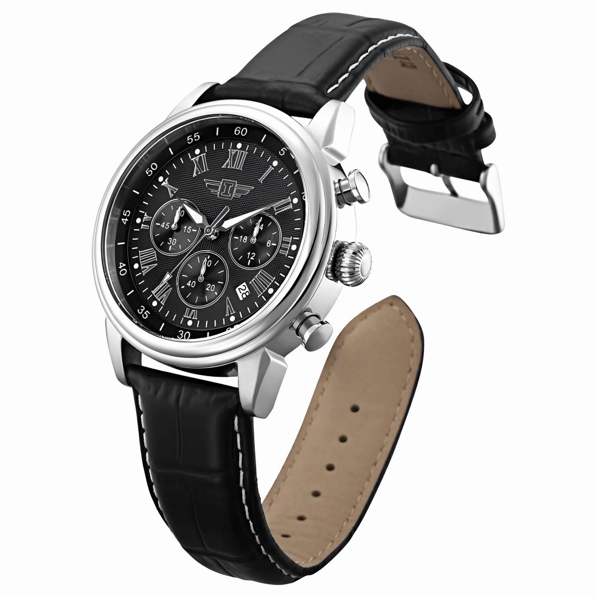 Invicta Men's Watch - I by Invicta Quartz Chronograph Black Dial Strap | IBI-90242-001