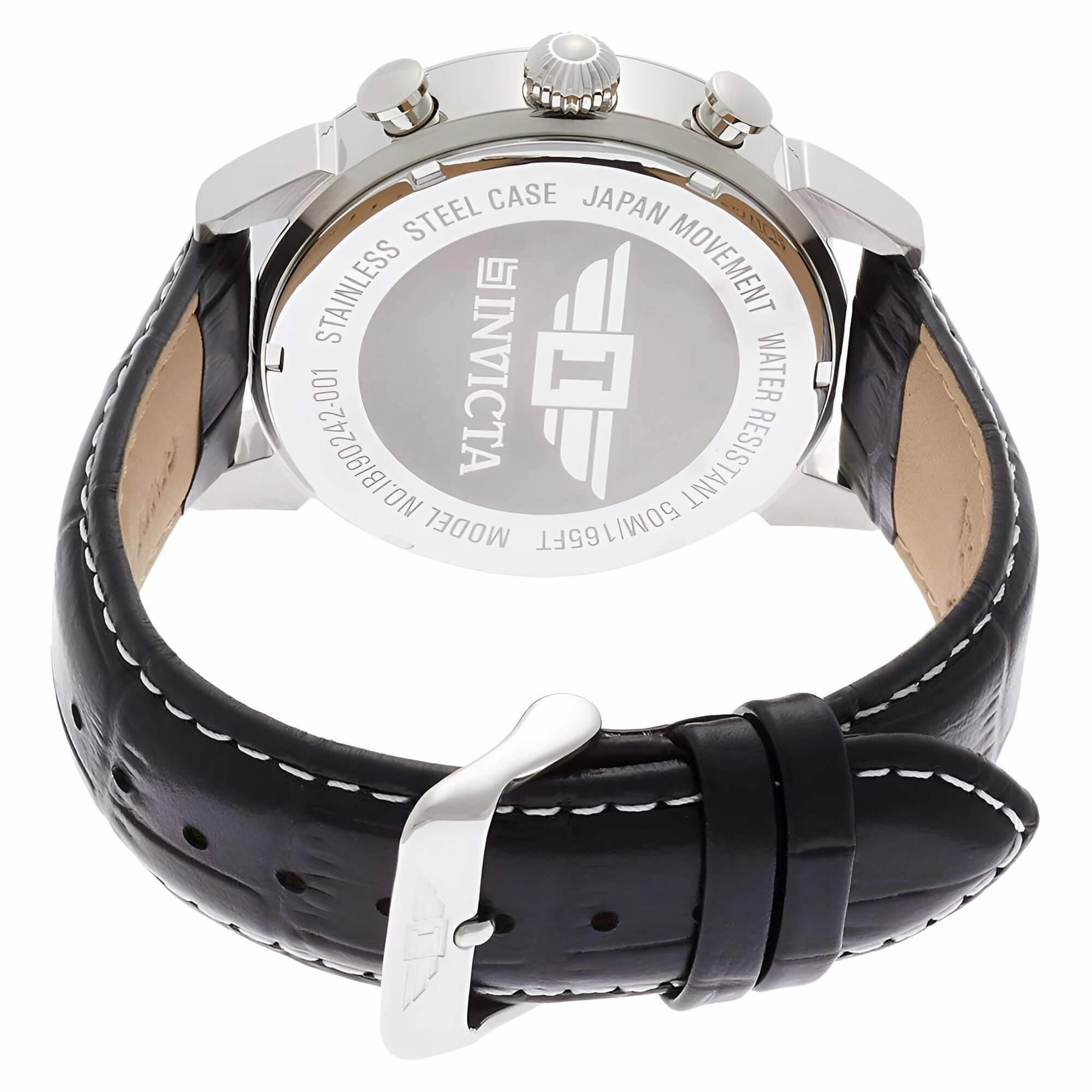 Invicta Men's Watch - I by Invicta Quartz Chronograph Black Dial Strap | IBI-90242-001