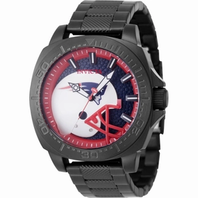 Invicta Men's Watch - NFL New England Patriots Quartz Red, Blue and White Dial | 47874